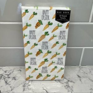 Rae Dunn Happy Easter Guest Towels Napkins